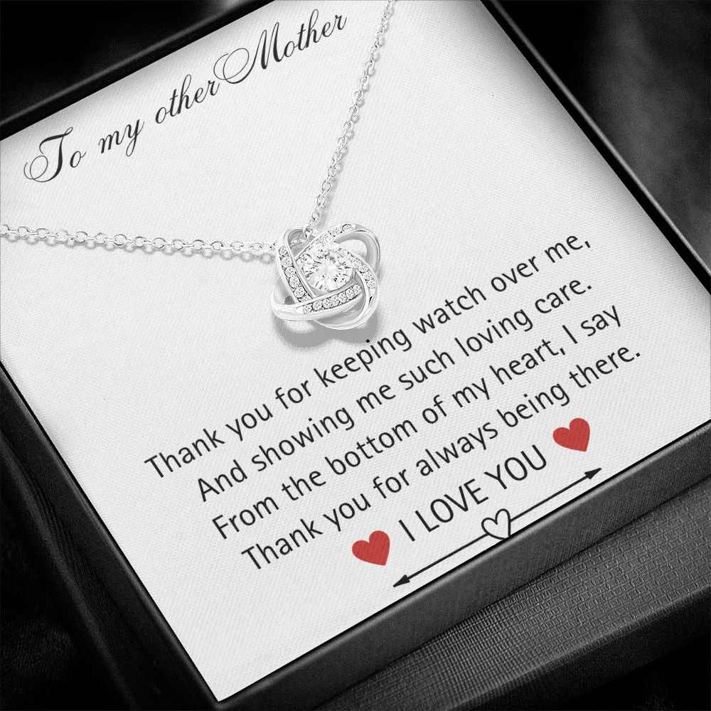 To My Other Mother Love Knot Necklace