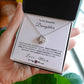To My Daughter Love Knot Necklace - Always Believe In Yourself - Love Mom