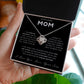 To My Loving Mom Love Knot Necklace - Always Your Little Boy - Love Your Son