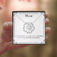 To My Mom - You Are The World Love Knot Necklace