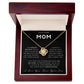 To My Loving Mom Love Knot Necklace - Always Your Little Boy - Love Your Son