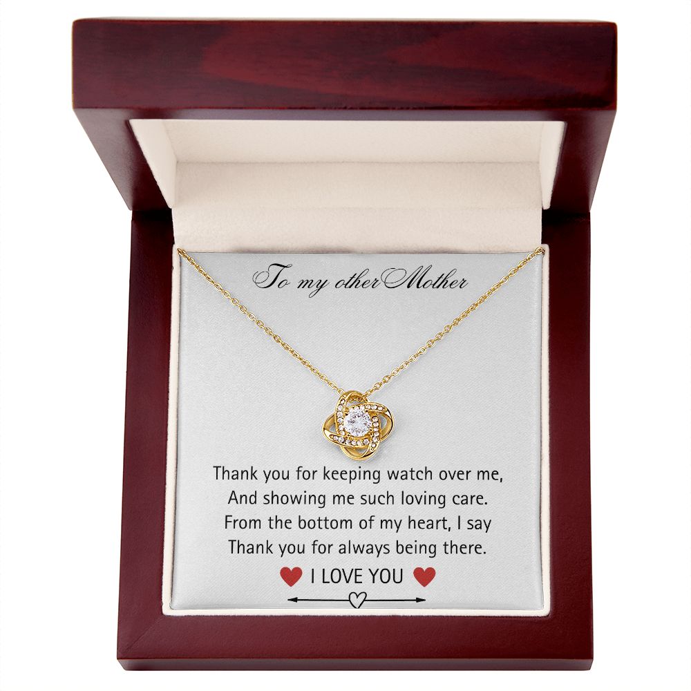 To My Other Mother Love Knot Necklace
