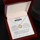 To My Loving Mom Love Knot Necklace - Always Your Little Boy - Love Your Son
