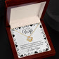 To My Wife - I Never Want to Live a Day Without You Love Knot Necklace