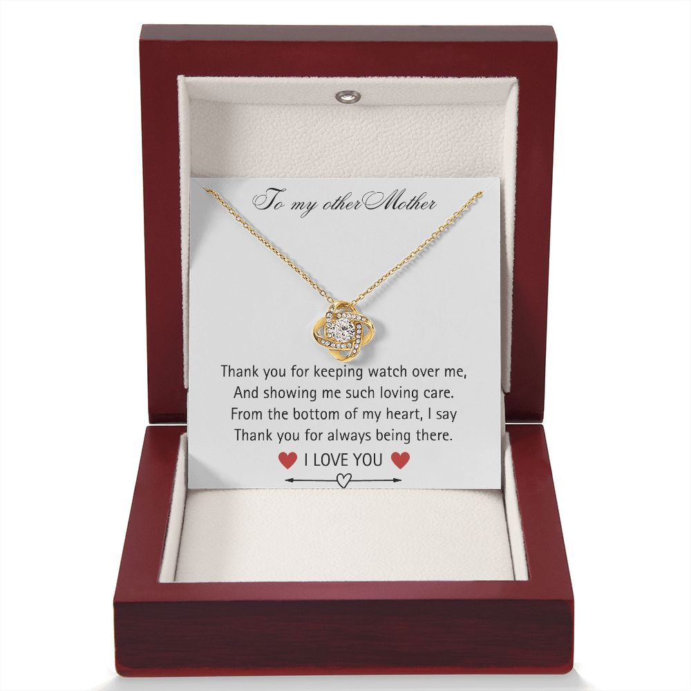 To My Other Mother Love Knot Necklace