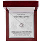 To My Granddaughter Never Forget I Love You Love Knot Necklace