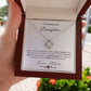 To My Daughter Love Knot Necklace - Always Believe In Yourself - Love Mom