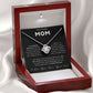 To My Loving Mom Love Knot Necklace - Always Your Little Boy - Love Your Son