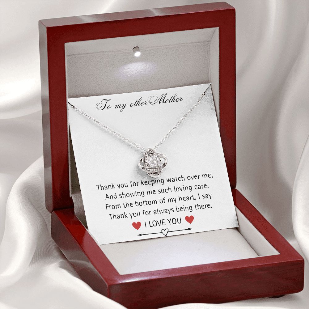 To My Other Mother Love Knot Necklace