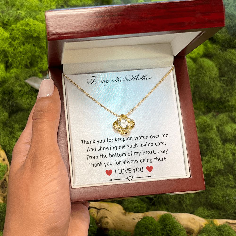 To My Other Mother Love Knot Necklace