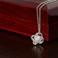 To My Beautiful Twin Flame I Will Love You Till The Day I Die Love Knot Necklace