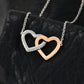 To MY Granddaughter Believe In Yourself Interlocking Hearts Necklace