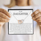 To My Daughter - You Are A Blessing In My Life Interlocking Necklace