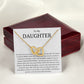 To My Daughter - You Are A Blessing In My Life Interlocking Necklace