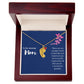 To Mom Engraved Baby Foot Birthstone Necklace - Choose How Many Feet Charms up to 4